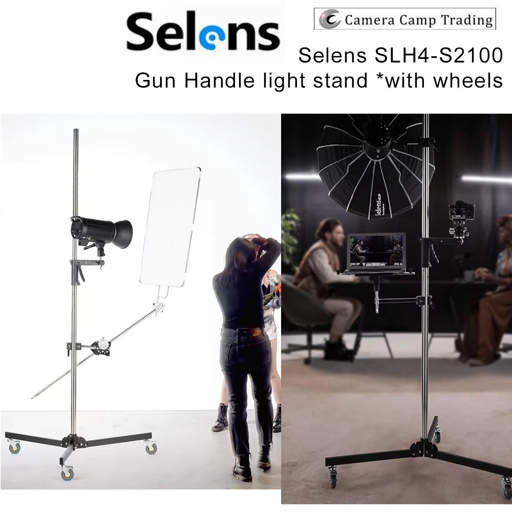 Selens SLH4-S2100 Gun Handle light stand *with wheels