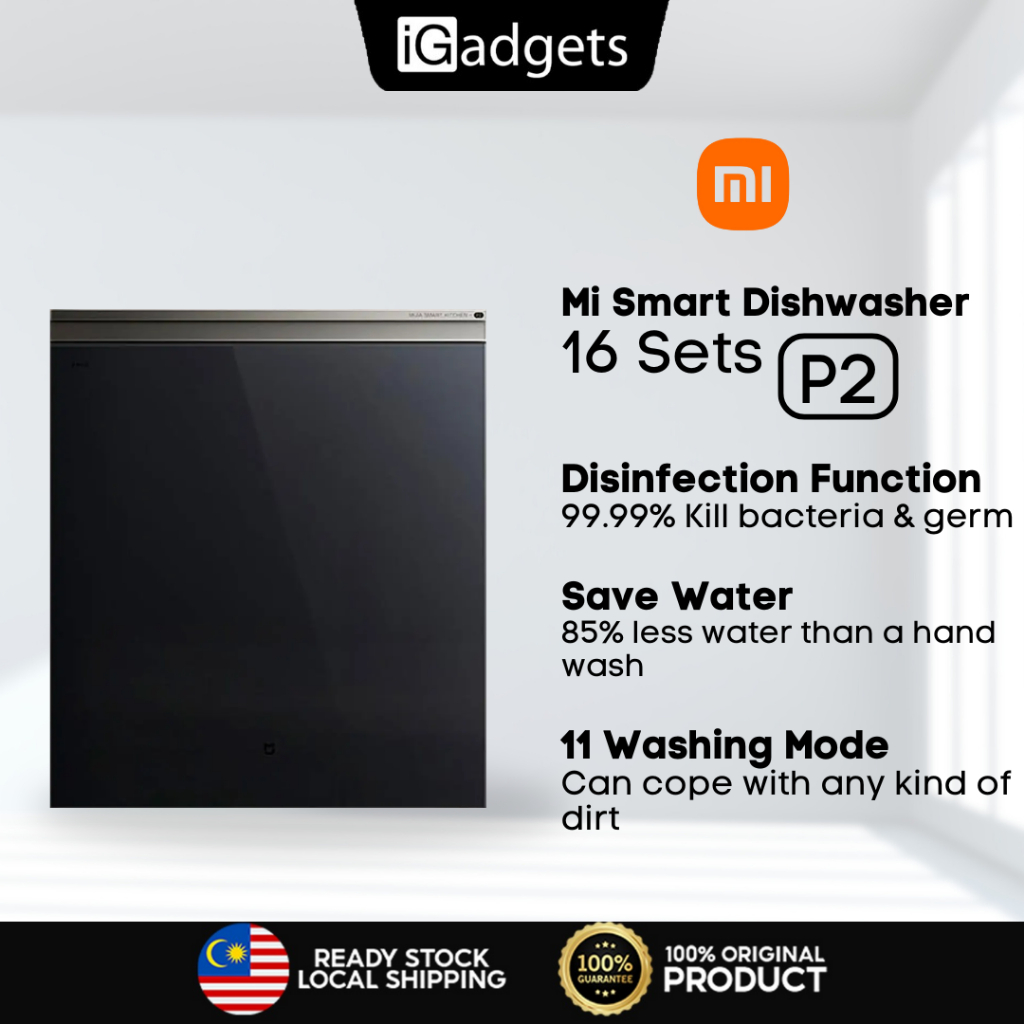 Xiaomi P2 16sets Smart Dishwasher 米家智能独嵌两用洗碗机16套P2