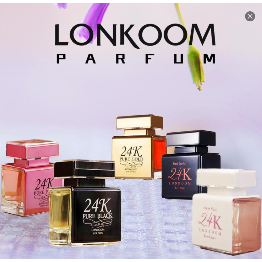 Lonkoom 24K women/men 100mL EDP Perfume LongLasting Original sex beauty Perfume Minyak Wangi