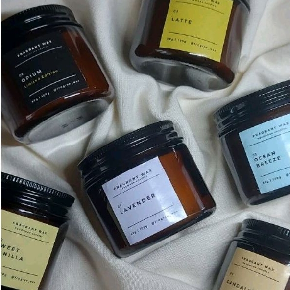 Fragrant Wax Handmade Scented Candles 60g | All-Natural Soy Wax