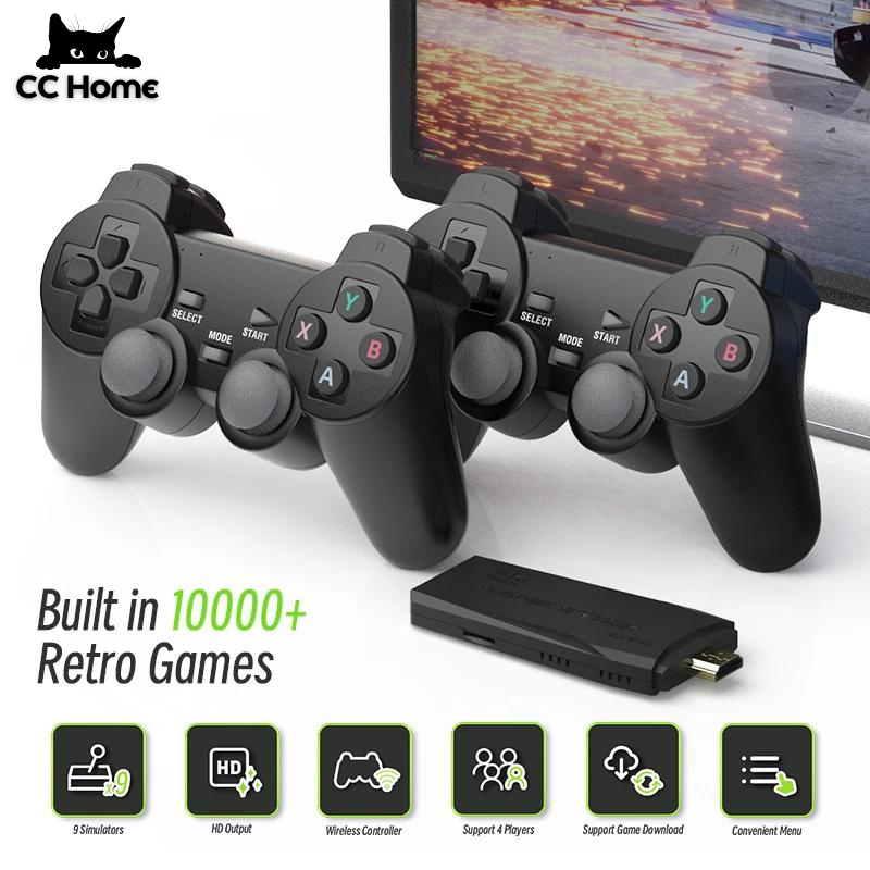 M8 Game Stick TV Video Game Console Stick Wireless Controller Retro Video Game TV Stick Console 4K HDMI 64GB TF Card