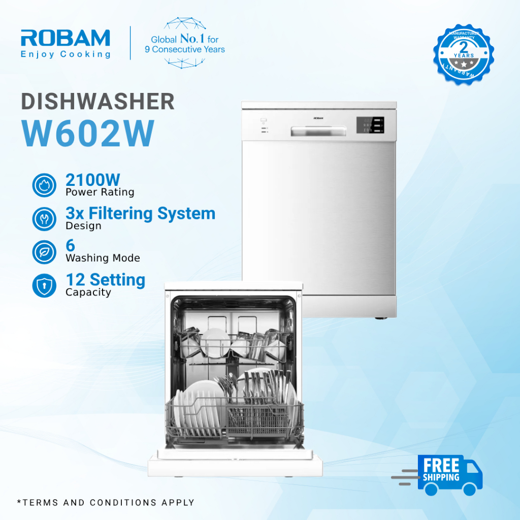 ROBAM W602W 12-Place Settings Dishwasher