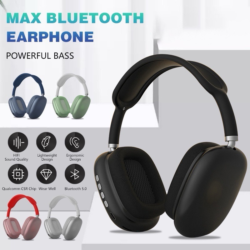 Headphone Bluetooth Wireless Headphone Headset Gaming Over Ear Headphones Wireless Headfone 耳機頭戴式