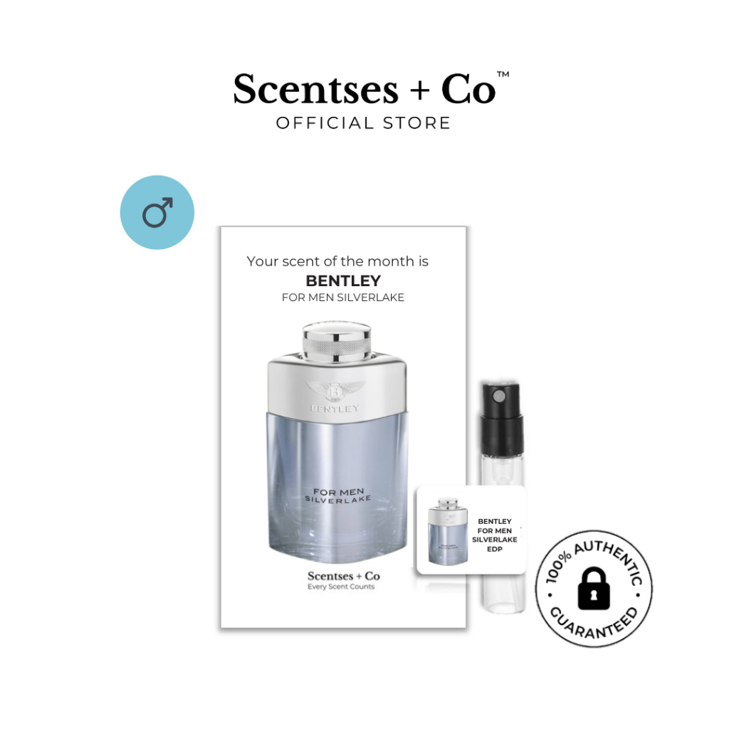 [8mL Refill] Bentley For Men Silverlake EDP | Original Perfume | Decant