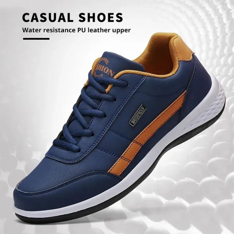 Fashion Casual Shose for men Outdoor Tennis Sneakers lightweight Comfortable Up PU Trainer Size Smaller than Normals