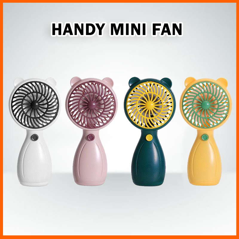 Handheld Kipas Mini Small Fan Dormitory Desk Surface USB Rechargeable Portable Mini Fan Free Battery USB Cable