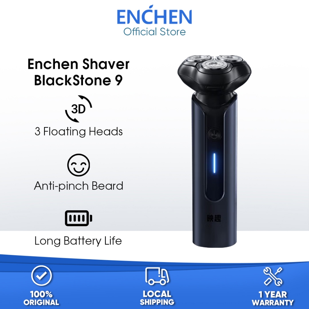 Enchen BlackStone 9 Electric Shaver 6 months Long Battery life Shaver Man Full Body Wash Dry Wet Dual Use Shaver Machine