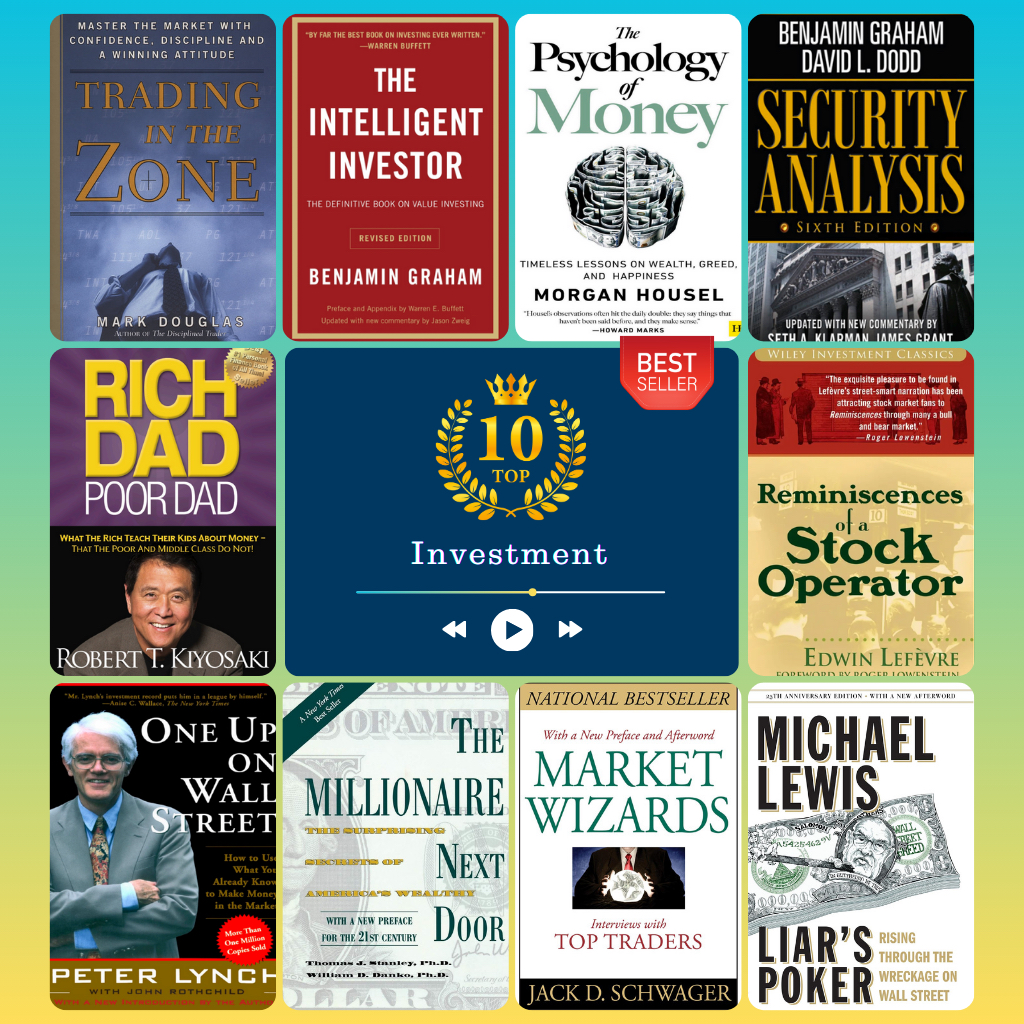 【TOP 10 Series】TOP 10 Kindle Investment Bestsellers Audiobook Package FREE eBooks Investing Wealth Trading