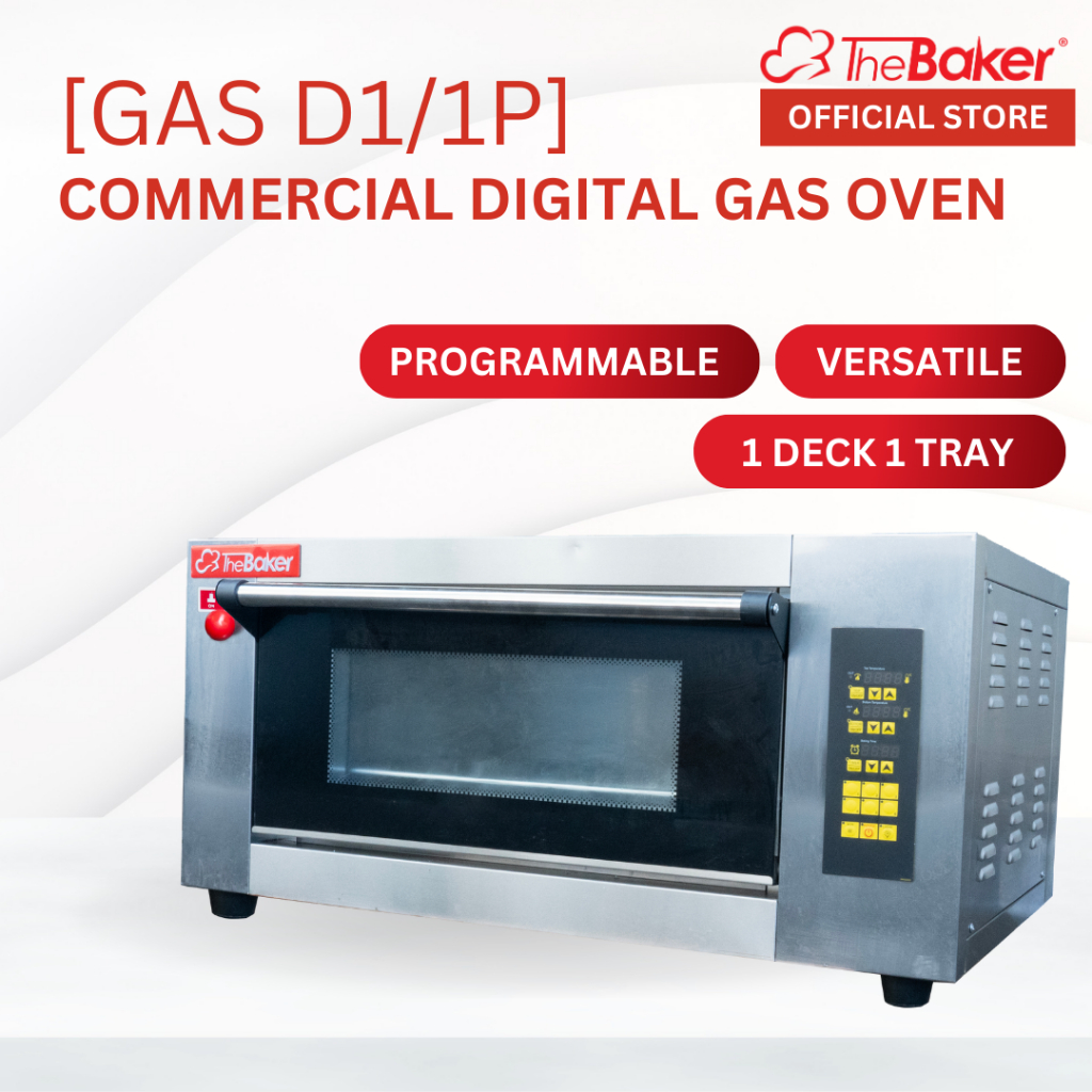 The Baker Digital Gas Oven D1/1P Commercial Gas Oven