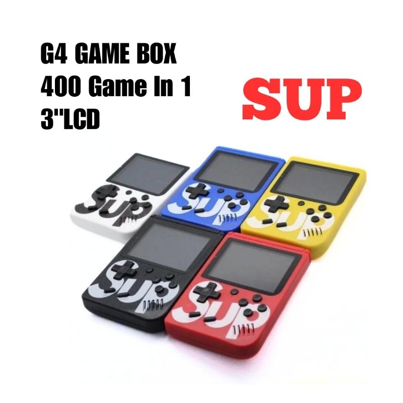 400 GAMES IN 1 PORTABLE SUP GAMEBOX G4 RETRO MINI GAMEBOY CLASSIC GAME CONSOLE PERMAINAN TANGAN RECHARGEABLE BATTERY