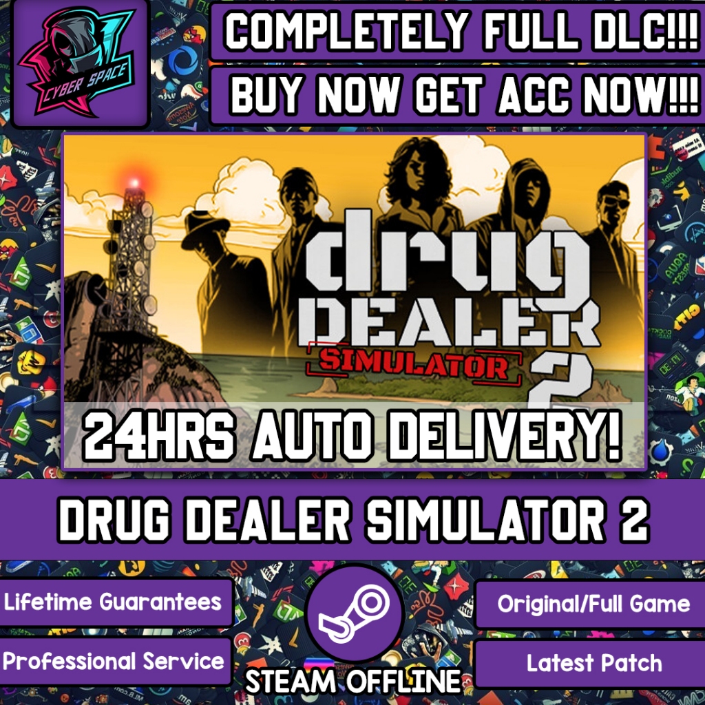 Drug Dealer Simulator 2 [Auto Delivery] [Steam Offline] [Full DLC] Cyber Space PC Game