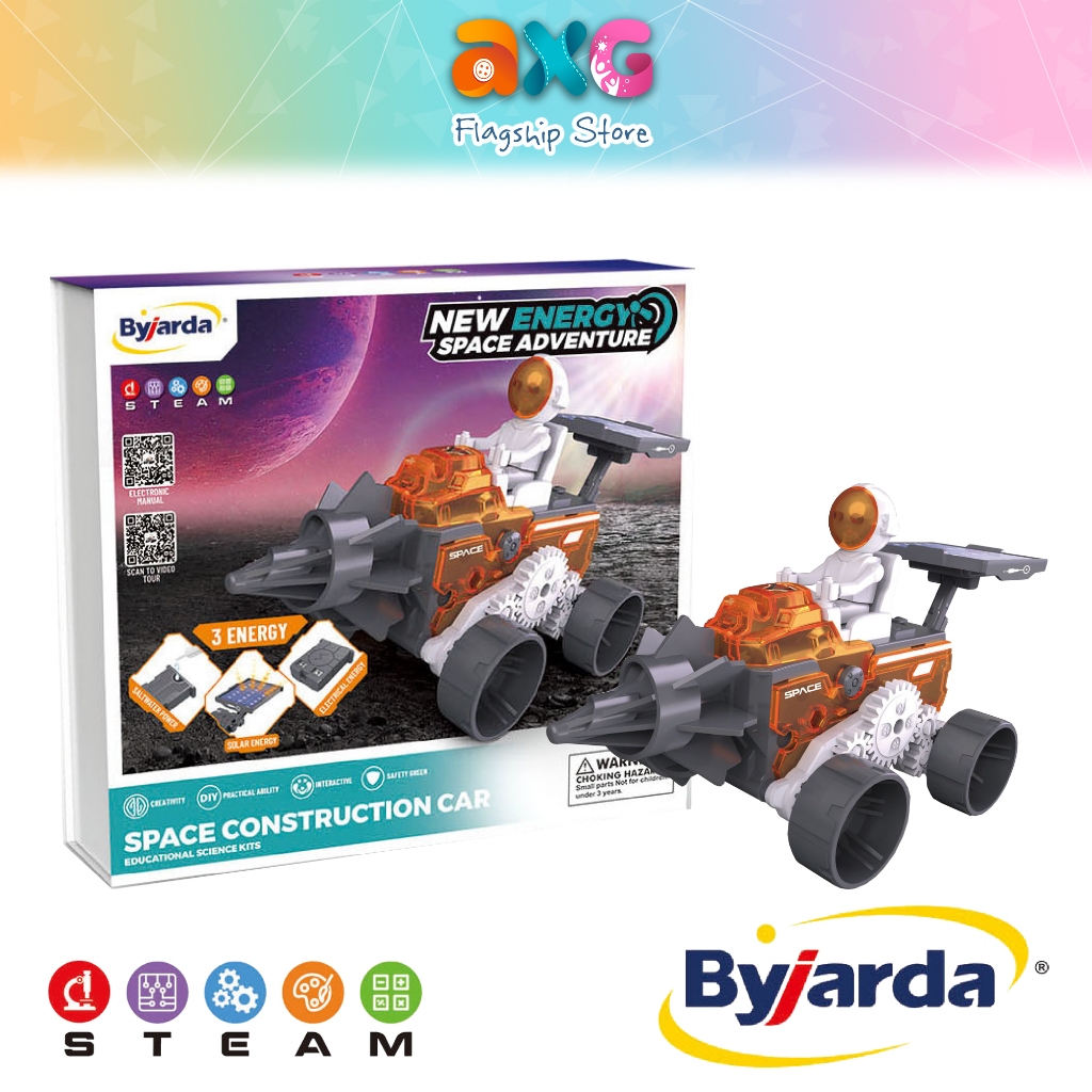 Byjarda Green Energy Space Engineering Vehicle STEM Solar Robot Kit (TK0202) Science Engineering Toys DIY