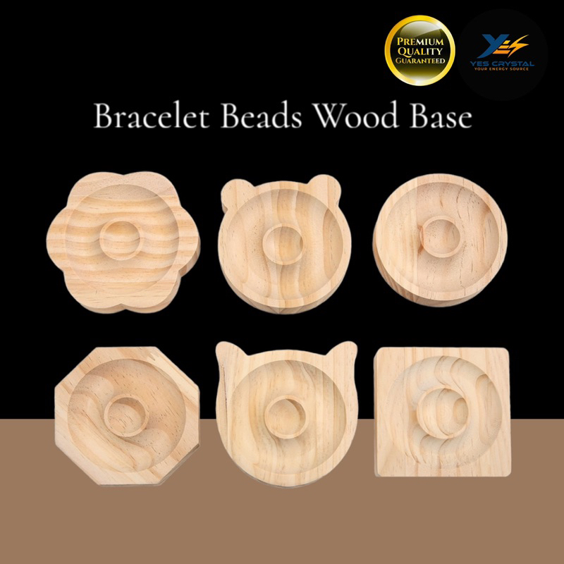 Bracelet Beads Pine Wooden Base Display Tray Stand Premium Quality DIY Jewelry Storage Holder Plate Board