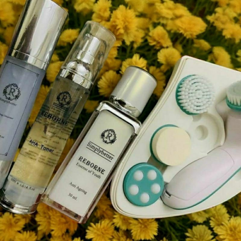 Reborne 3 steps skincare routine.