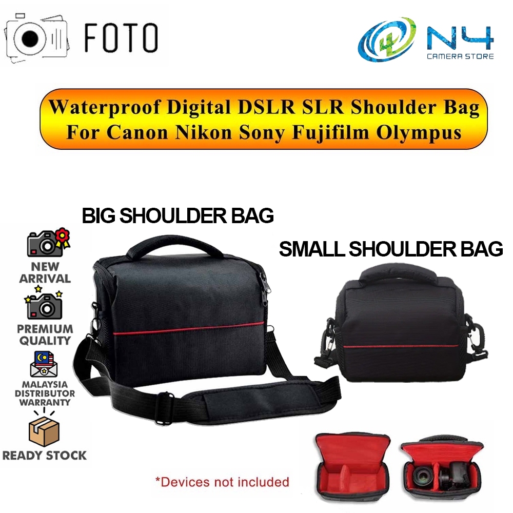 Waterproof Digital DSLR SLR Shoulder Bag Camera Insert Case Camera Shoulder Bag DSLR bag for Canon Nikon Fujifilm Sony