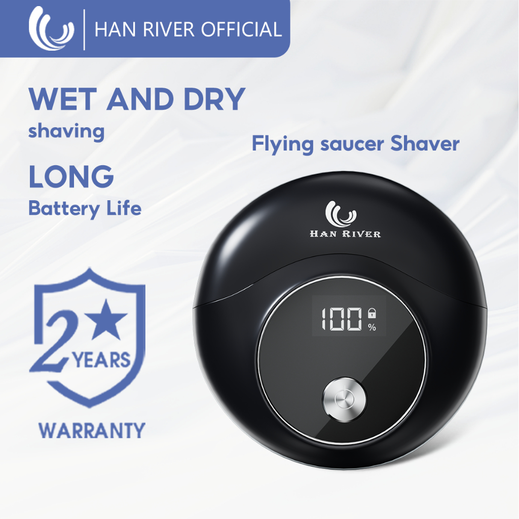 HAN RIVER Mini Electric Shaver Man Razor Shaver Machine 2 Floating Head Fast Charging 剃须刀