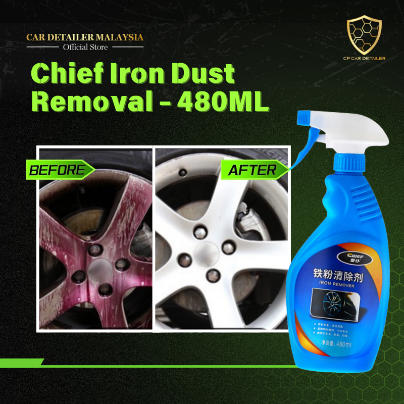 CHIEF Iron Dust Removal 铁粉清除剂 Sport Rims Wheel & Tire Cleaner Wheel Cleaner Rims Cleaner Rims Care