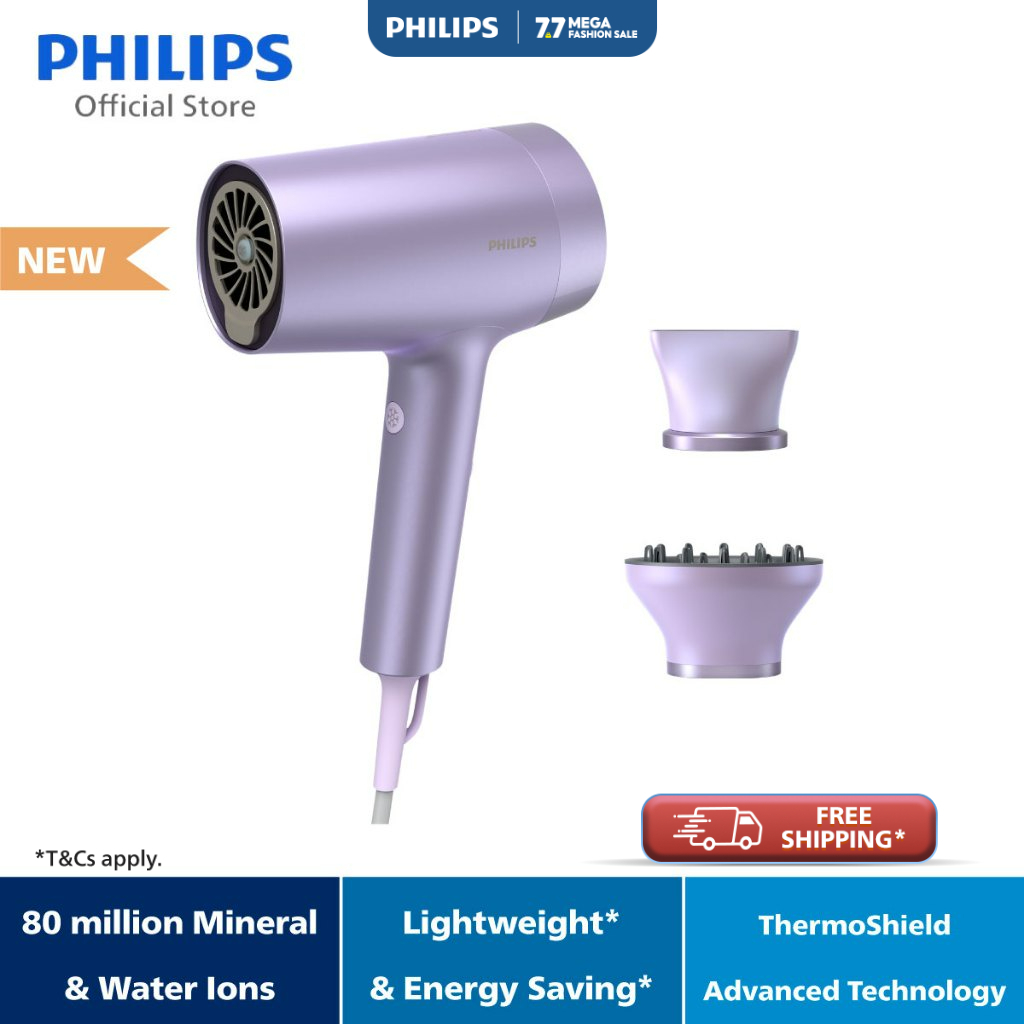 Philips 7000 Series Hair Dryer with ThermoShield Advanced Technology BHD720/13