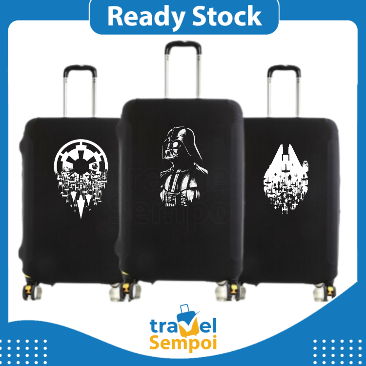 Starwars Stretchable Elastic Travel Luggage Suitcase Protective Cover Sarung Bag