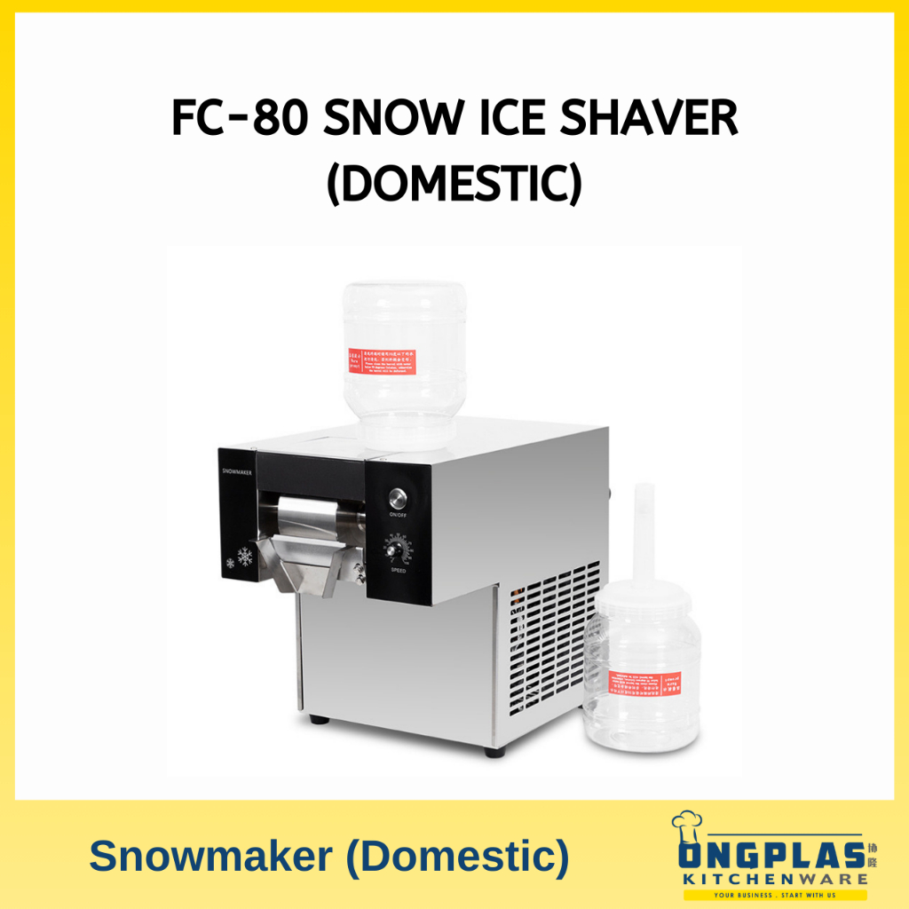 😎READY STOCK😎 SNOWFLAKE ICE MACHINE COMMERCIAL (DOMESTIC) / ICE MAKER SMOOTHIE CREAM / SNOW ICE SHAVER MACHINE / 360W