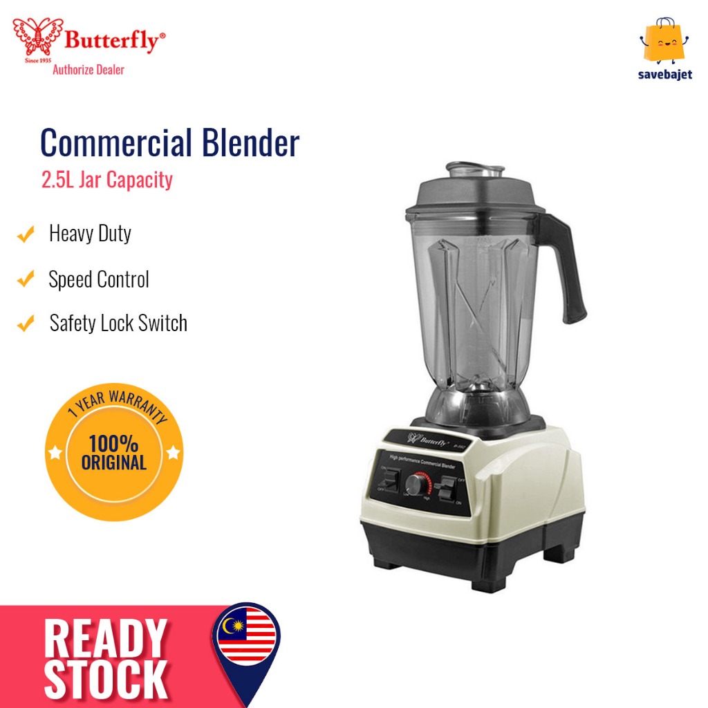 Butterfly Mesin Pengisar Makanan Food Blender (2.5L) B-592