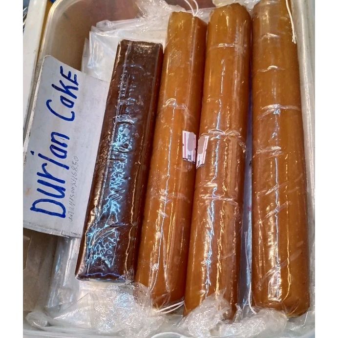 Penang Chowrasta Market Famous Homemade Soft Fresh Wangi Balik Pulau Musang King Durian Kuih Cake Dodol 槟城手工自制浮罗山背猫山王榴莲糕