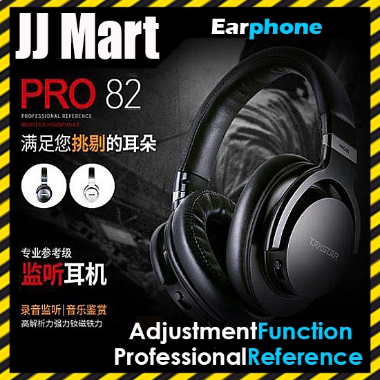 TAKSTAR PRO 82 On Ear Headphones Monitor Headphone Bass Adjustment HiFi Stereo Dynamic Studio Noise Cancelling Headset