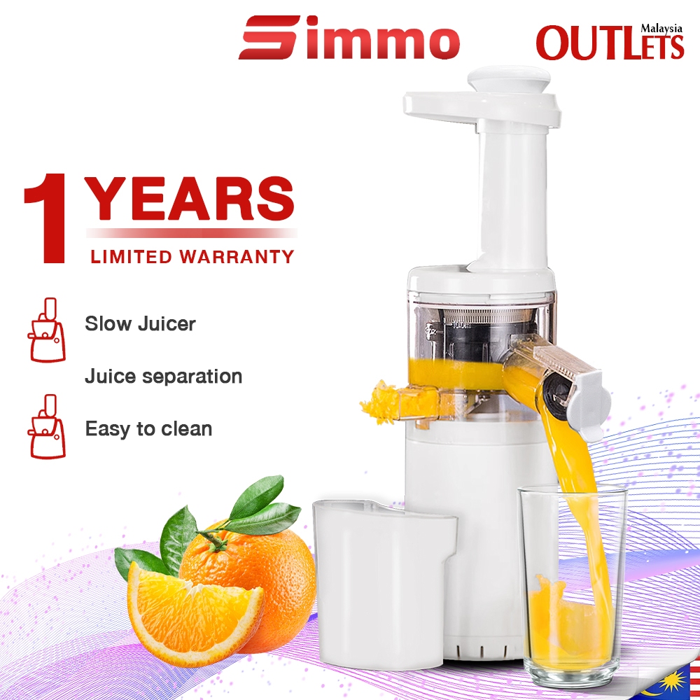 Simmo Juice Blender Slow Juicer Multi-functional Blender Buah Fruit Blender Protable Electric Juice Extractor