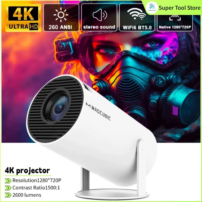 Xiaomi Projector TOPLEO HY300 4K Projector Android 11.0 LCD Ultra HD WIFI Bluetooth Home Theater Projector