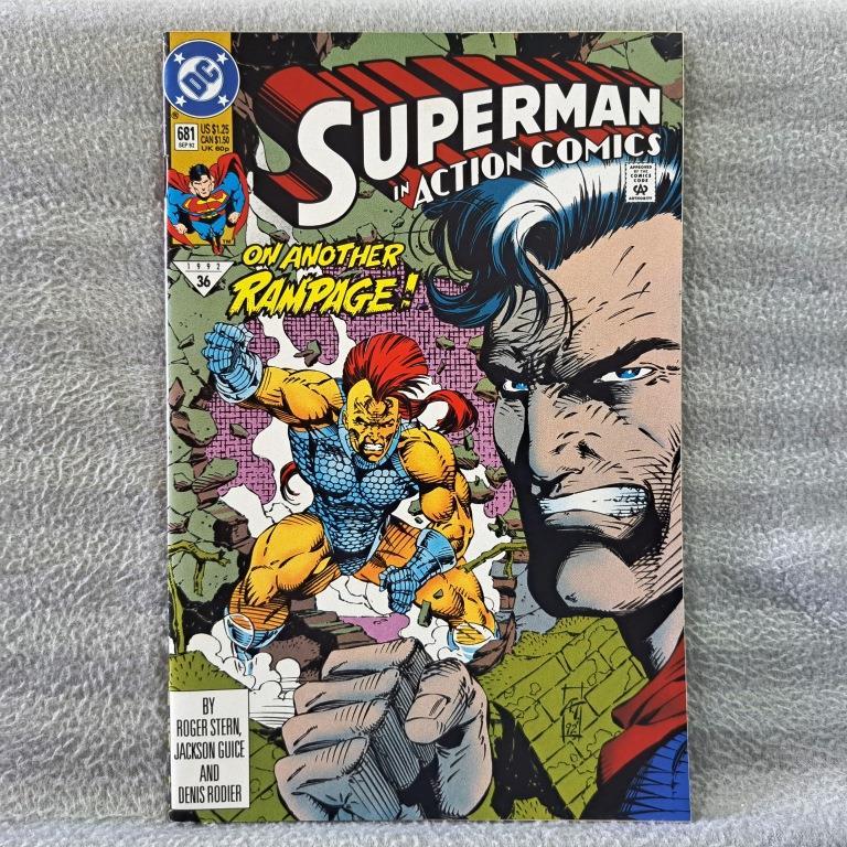 Superman: Action Comics #681 (DC Comics) Roger Stern, Jackson Guice