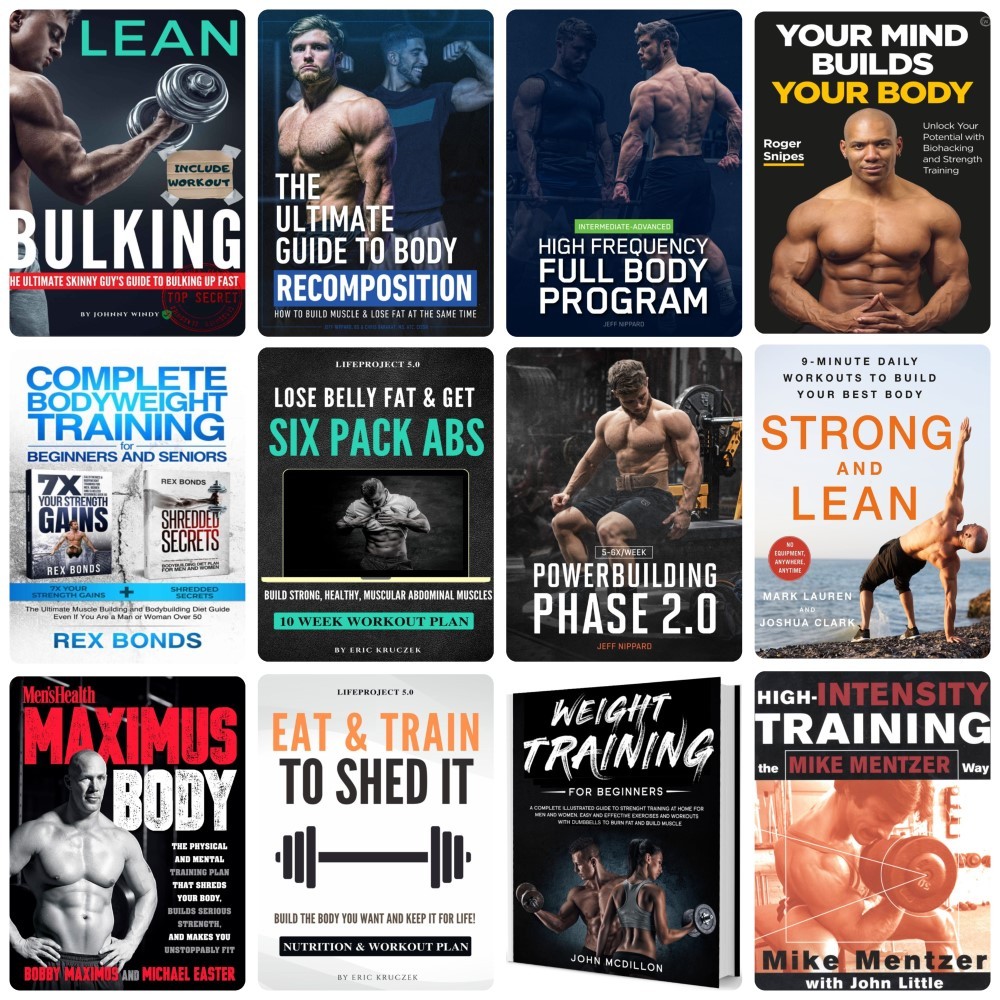 Combo Deal Ultimate Guide Bodybuilding Complete Collection |Step To Build Best Body | Training, Exercises, Workout, Diet