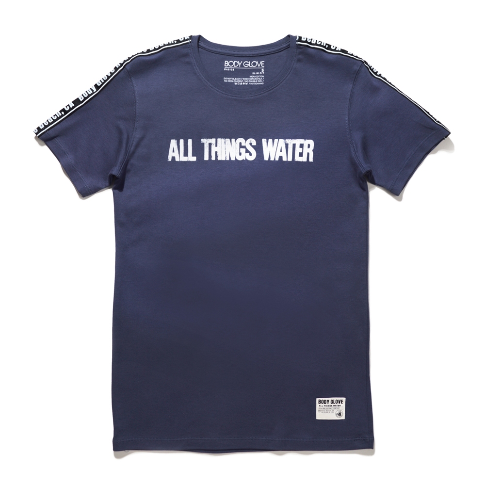 Body Glove Men's Basic Tee | Slim Fit | Cotton - Navy