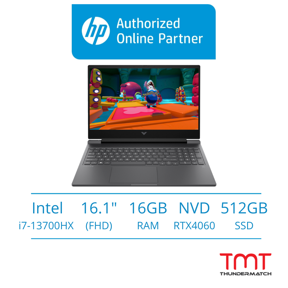 HP Victus Gaming 16-R0326TX Gaming Laptop (Mica Silver) | i7-13700HX | 16GB RAM 512GB SSD | 16.1" FH