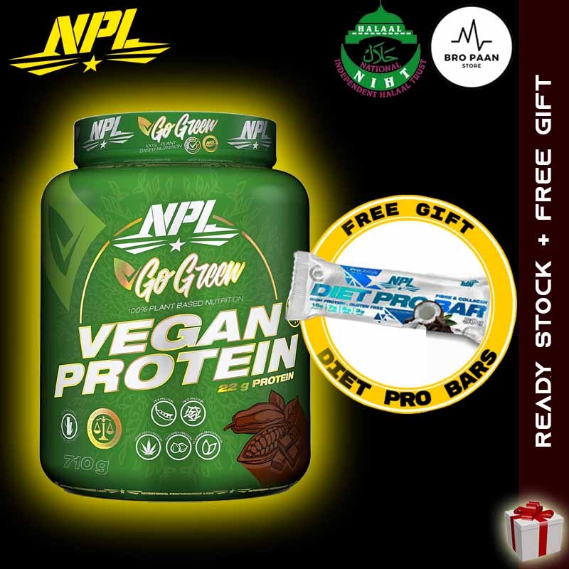 NPL Vegan Protein (Chocolate, Vanilla)(710g) & Fitness Factory Hydro Whey (1.3kg, 44 Servings((Chocolate)