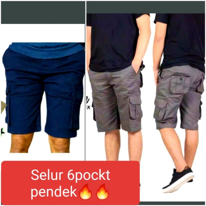 Good quality.((Slur 6pockt Pendek))unisex(size:-30-38)>>Ambil saiz lebih besar dari saiz yg biasa pakai.Material: Cotton