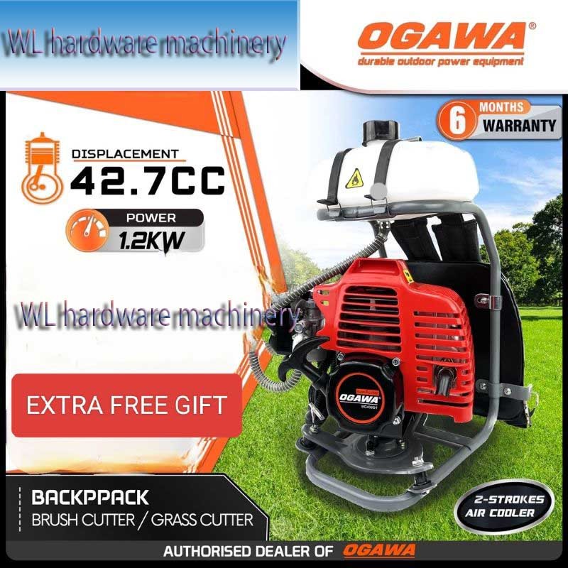 (Ready Stock) OGAWA Brush Cutter BG330DT / BG430DT Mesin Potong Rumput (33CC/43CC) Ogawa Heavy Duty Grass Cutter