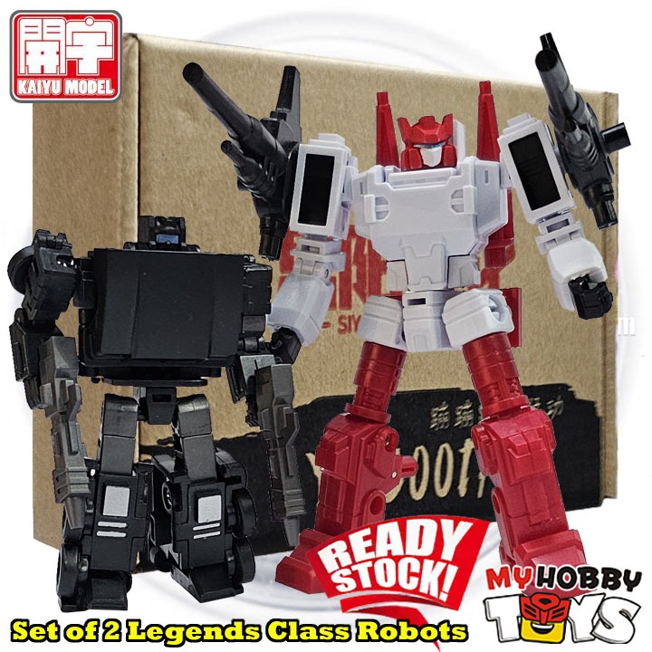 Kaiyu Model Transformable Robot - YC001A Six-Gun & Scamper ( Set of 2 Metroplex Guardian ) Y-C001A