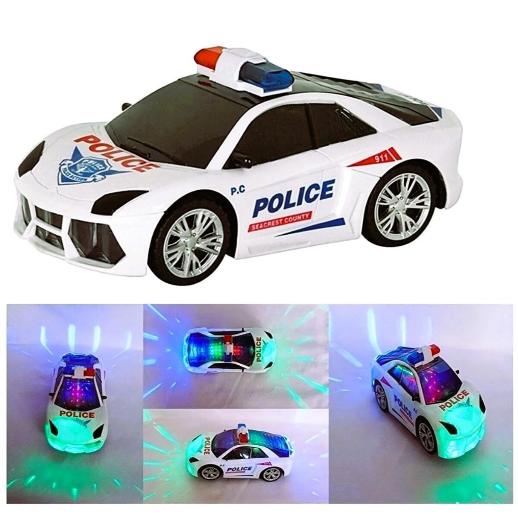 Remote Control Car Toys Mainan Kereta Polis Ready Stock