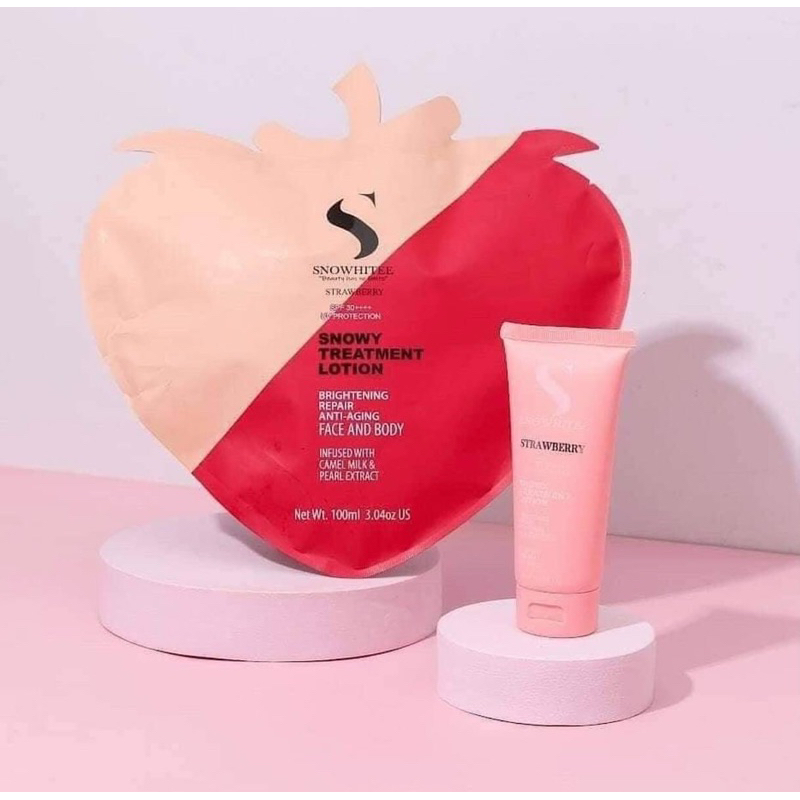 SNOWHITEE Treatment Lotion | Susu Unta Merawat Masalah Kulit Eczema Sel Kulit Mati