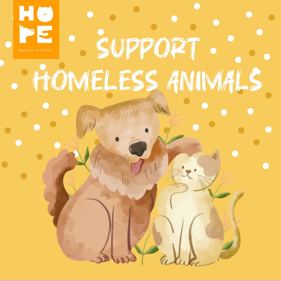 HOPE - RM100 Foods Supply Donation for 1dog & 1cat 希望护生园1对猫狗的月伙食费