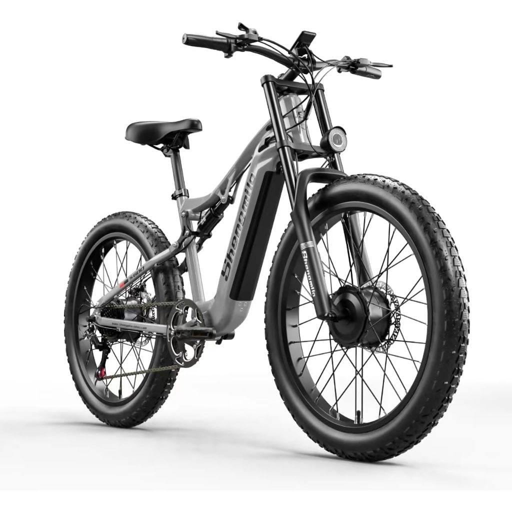 Electric Bicycle 48V 17.5ah 2000W Dual Drive Electric Bicycle Detachable Battery Dual Shock Absorber Dual Disc Brake Ele