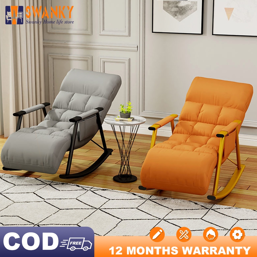 【24H Shipping】Kerusi Malas Lazy Chair lazy sofa Armchair Rocking Chair Bedroom Living Room kerusi goyang 摇摇椅