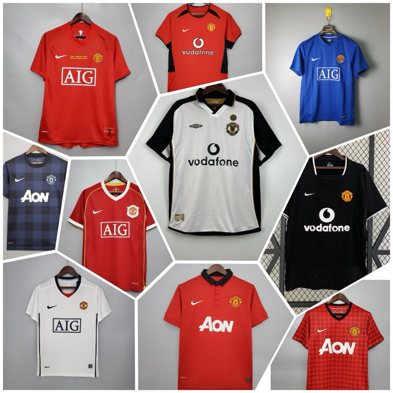 RETRO!!! MAN UNITED 2000+ SEASONS VINTAGE KIT JERSEY *Local Seller Ready Stock*