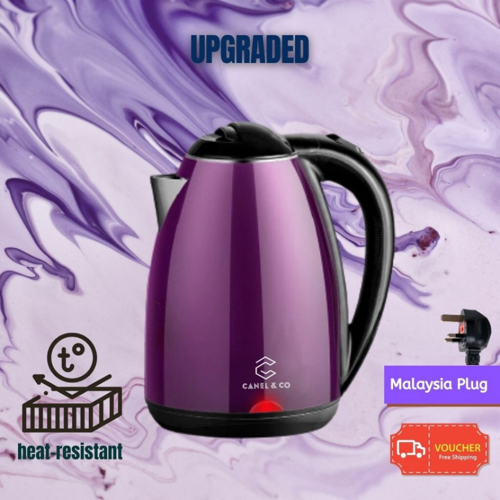 CANEL&CO [ 2L ] Stainless Steel Electric Automatic Jug Kettle Ketel listrik 2 Litre Cerek Elektrik Malaysia