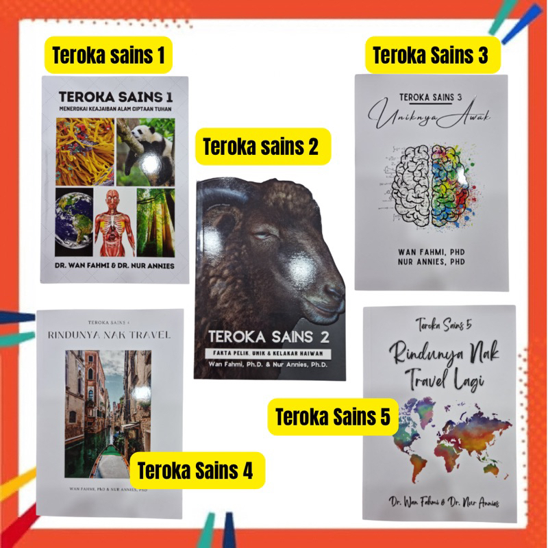 BUKU TEROKA SAINS 1 2 3 4 5 FREE GIFT