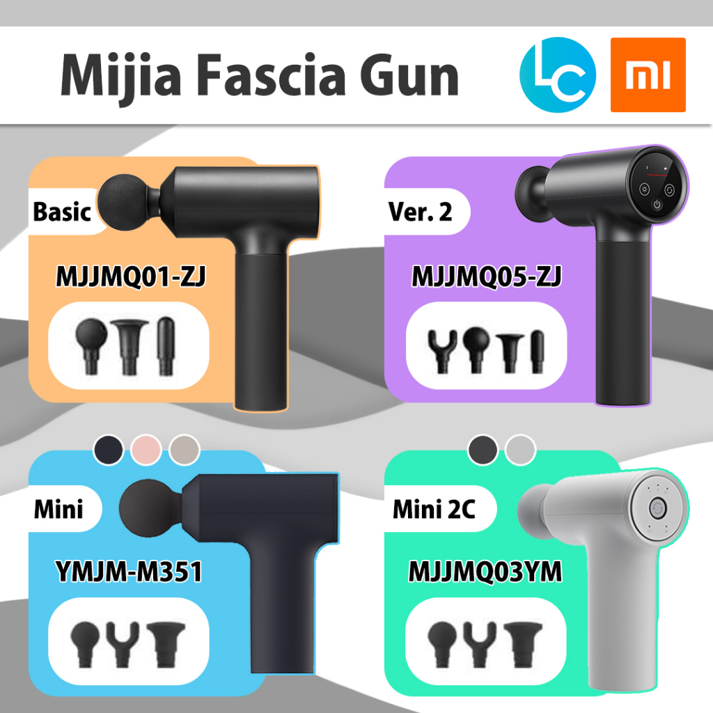 (Version 2) Xiaomi Mijia Fascia Gun 2 Mini Fascia Gun 2C Smart Electric Neck Body Fascia Massager Gun Body Relaxation