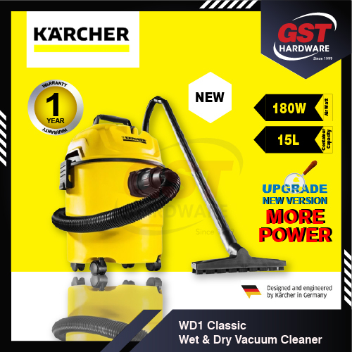 Karcher WD1 Wet & Dry Vacuum Cleaner Karcher Vacuum WD1 Vacum Kereta Vacum Rumah 家用吸尘机 吸塵機