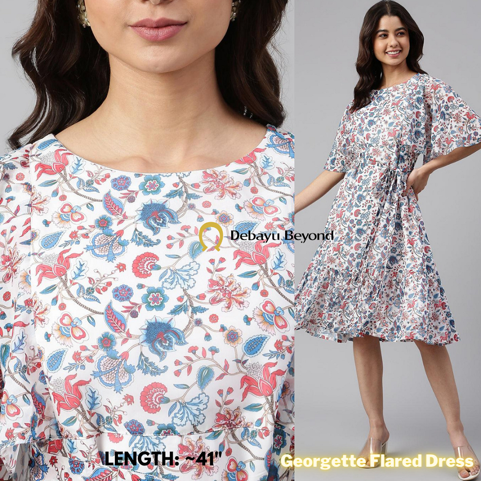 [Size S to M] Exclusive Designer Georgette Dress (Readystock)