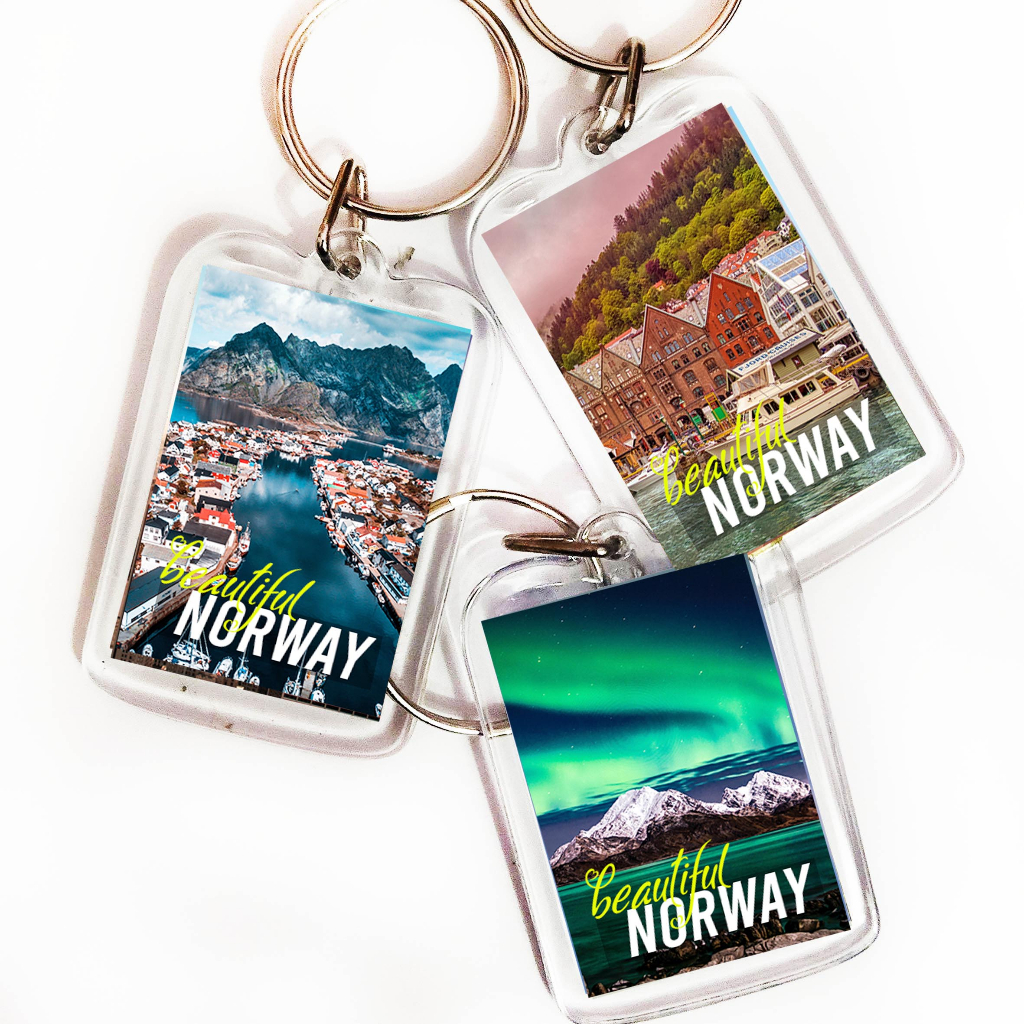 Keychain Norway Oslo Fjord Gift Souvenir