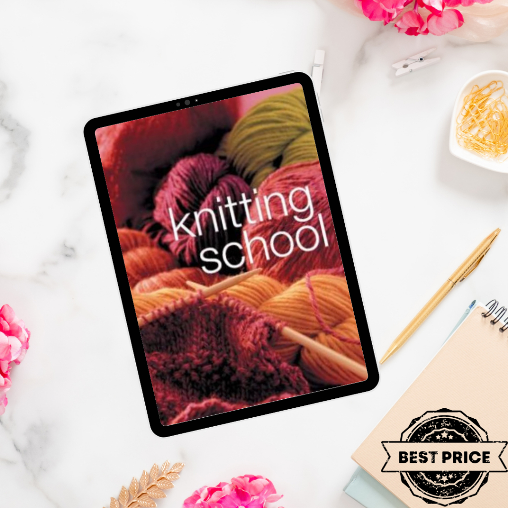 [E-book] Knitting School |PDF Format|cheap ebooks|Digital File Document Software|For Computer, Phone, Ipad